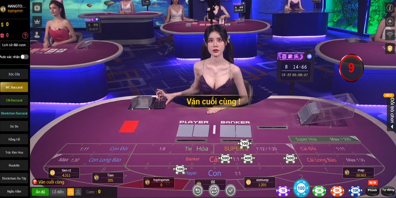 Luật chơi của Baccarat RG8369 chi tiết nhất